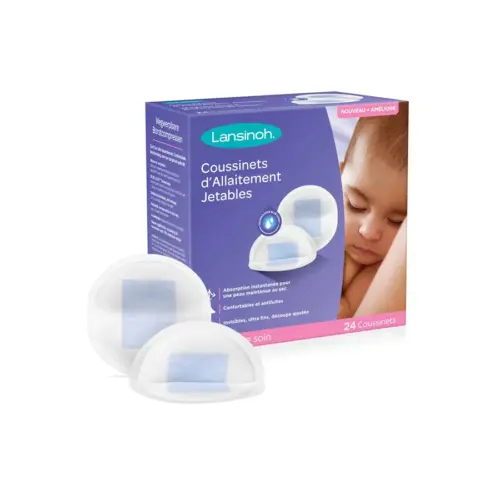 Coussinets d'Allaitement Jetables - 24 coussinets- Lansinoh