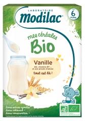 MODILAC - Mes Céréales Bio Vanille - Dès 6 mois, 250g