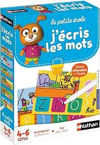 J’ECRIS LES MOTS Nathan - Jeux d'apprentissage-4 à 6 ans - Nathan m
