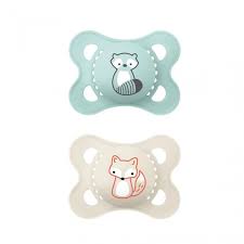 MAM Mini Air 2-6 mois, lot de 2 sucettes renard