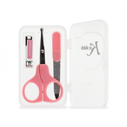 kiokids Étui De Manicure Pour Bébé Rose