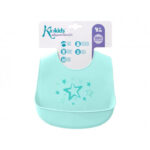 Kiokids - Bavoir en silicone "bleu"