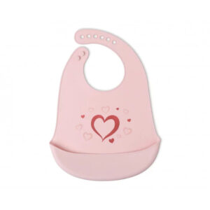 Kiokids - Bavoir en silicone "Rose"