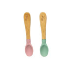 Citron Set de 2 cuillères en Bambou Rose / Vert