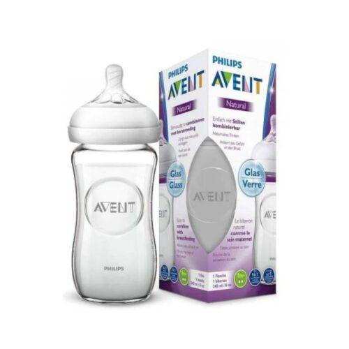 Avent Biberon Natural en Verre - 240ml