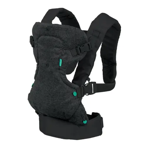 Infantino Porte-bébé Flip Ergonomique 4 en 1 - Denim Noir