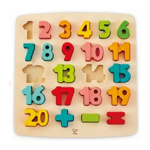 Hape - Puzzle Chiffres En Bois 3ans+