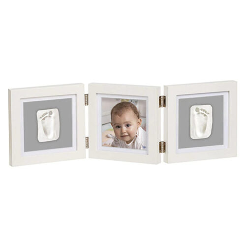 Eurekakids - Cadre Empreintes Blanc & Gris