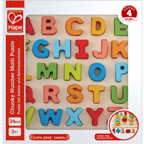Hape - Puzzle Alphabet En Bois 3ans+