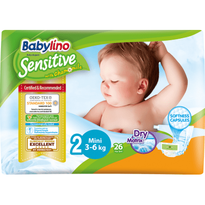 Couche bébé pour peaux sensibles - Babylino - Taille 2 de 3 à 6 kg