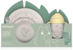 miniland Kit vaisselle enfant naturmeal chip assiette bambou bio set repas