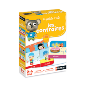 Les contraires - Jeux d'apprentissage-3 à 5 ans - Nathan