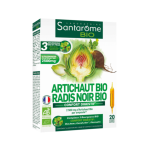 Santarome Artichaut Bio Radis Noir Bio 20 Ampoules