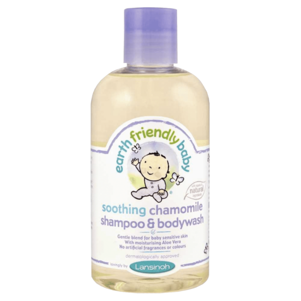 Lansinoh Shampoing et Gel lavant -Camomille Earth friendly baby