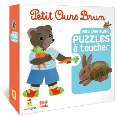 Petit Ours Brun - Mon premier puzzle à toucher - Les jouets +18 mois