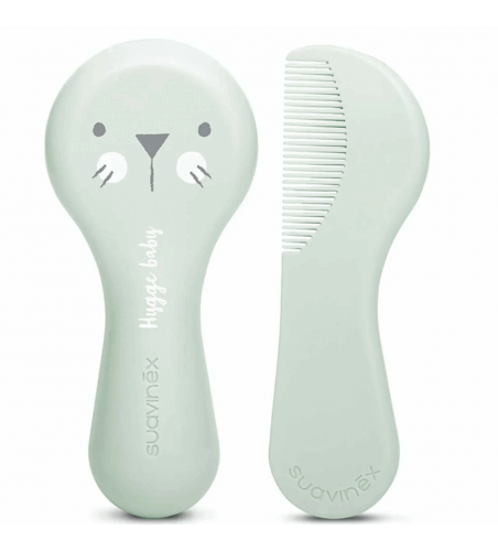 Suavinex Brosse Et Peigne Vert