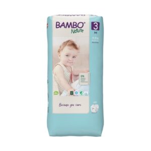 BAMBO NATURE couche bebe taille 3, 4-8KG. 52 Unités