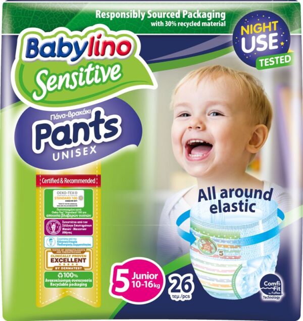 Babylino Couches-Culottes Taille 5 (10-16kg) 26 Unités