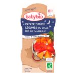 Babybio 2 bols patates douces dès 8 mois 2 x 200g