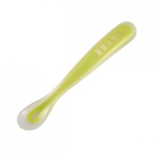 Béaba Cuillère 1er âge silicone - Jaune