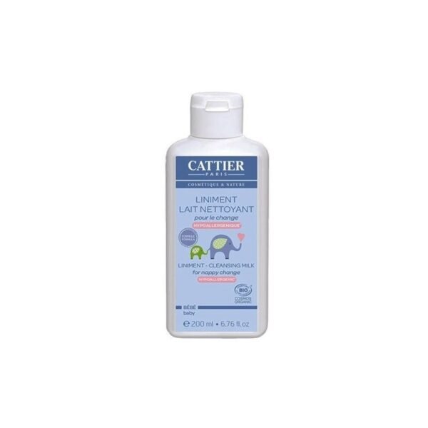 Cattier Bébé Liniment Lait Nettoyant 200 ml