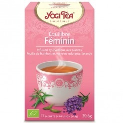 Yogi Tea Equilibre Féminin Bio à base de feuilles de Framboisier