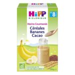 HiPP Céréales Bananes Cacao dès 8 Mois Bio 250 g