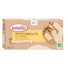 Babybio Boudoirs Biscuits À Vanille 120g +12 mois