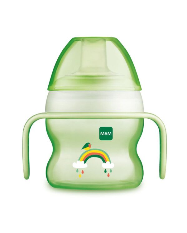 MAM Starter Cup 150 ml Animal - Tasse à bec souple - VERT