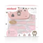 Miniland Trousse de soin santé et toilette bébé rose