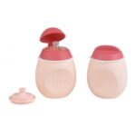 Beaba BabySqueez' 2en1 et Squeez'portion de concervation - Rose