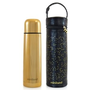 Miniland Thermos Deluxe Gold 500 ML Avec Pochette Isotherme