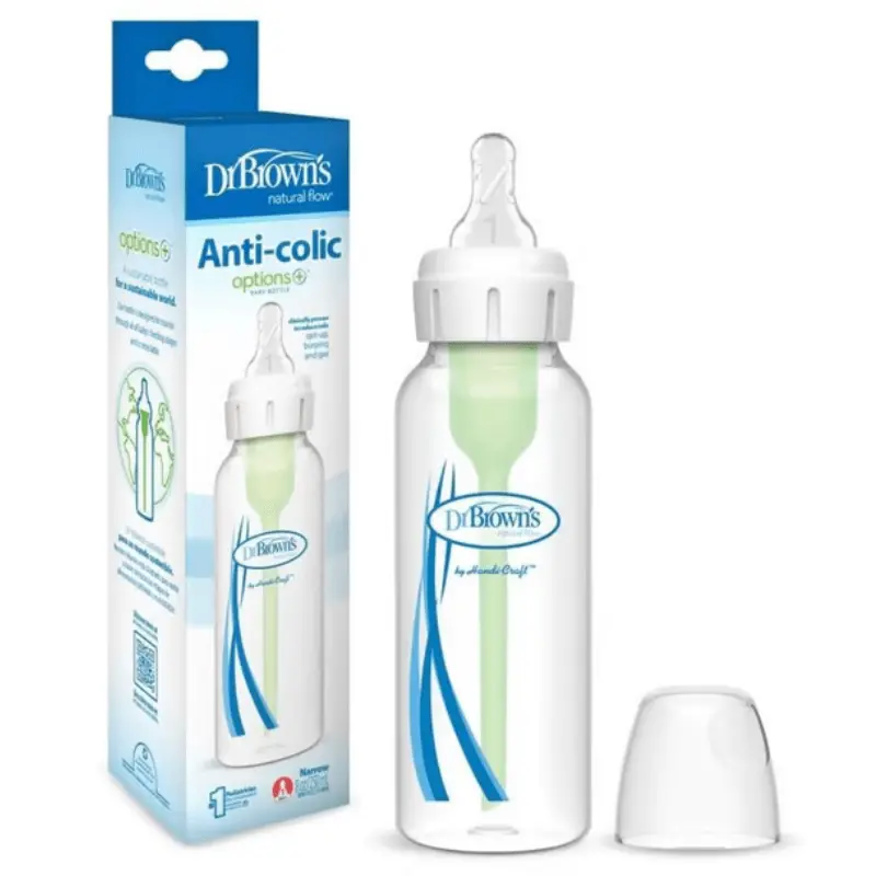 Dr Brown BIBERON Options+ Anti-colic Bottle | Biberon à col étroit 250 ml Dr Brown BIBERON Options+ Anti-colic Bottle | Biberon à col étroit 250 ml