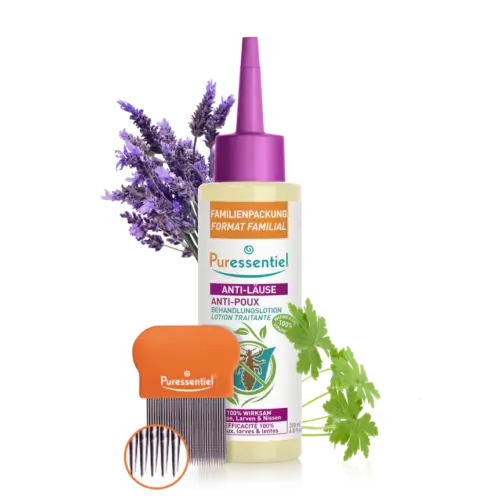 PURESSENTIEL ANTI-POUX LOTION TRAITANTE 200 ML +PEIGNE + 3ANS