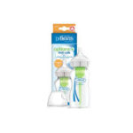 Dr Brown's BIBERON Options+ Anti-Colic Wide Neck Baby Bottles, 270ml Twin Pack12