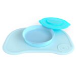 Twistshake Click-mat ventouse + Plat bleu pastel