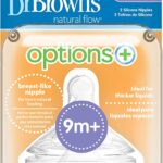 Dr Brown's OPTIONS PLUS 2019! - Tétines de Niveau 4 - Pour Bébés de 9 Mois o Plus (Emballage de 2)