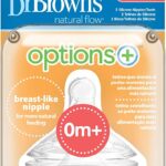 Dr. Brown's Options + Tétine en silicone bouche large Niveau 1 0 mois