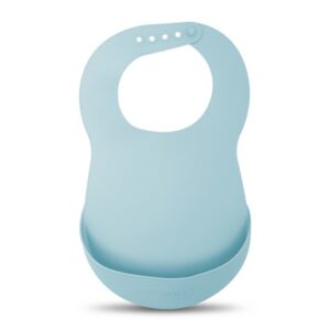 SUAVINEX Bavoir en silicone BLEU