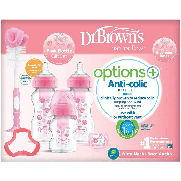 Dr Brown's Options+ Gift Pack complet Rose - Idyllemarket