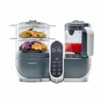 Robot multifonction BABYMOOV Nutribaby+ Préparateur culinaire cuiseur et mixeur - gris foncé