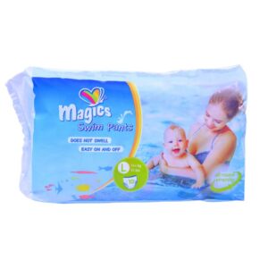 COUCHES-CULOTTES DE BAIN MAGICS TAILLE L -5 (12-18 KG ) 10 UNITÉS/ PAQUET