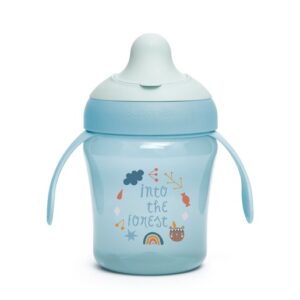 Suavinex Tasse d’apprentissage à bec Learning Cup Into the Forest +6 mois 200ml Bleu