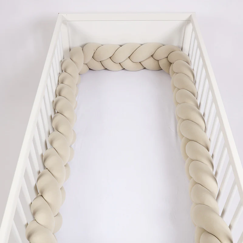 Tour De Lit Tressé Beige 5 MÈTRES Tour De Lit Tressé Beige 5 MÈTRES