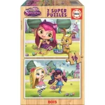 PUZZLES MINI SORCIERES 2x16 BOIS +3 ans