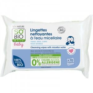 SO' BIO LINGETTES NETTOYANTES À L'EAU MICELLAIRE