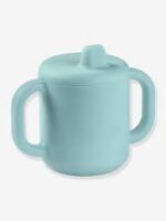 Béaba Tasse d'apprentissage en silicone Blue 8 mois + 170 ml