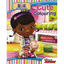 LIVRE COLORIAGE EN ANGLAIS Disney DOC Mcstuffins Colouring