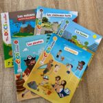 Pack 5 livres mes docs a coller ( la plage - la ferme - Les volcans - les pirates - les châteaux forts ) 4-7ans