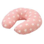 Coussin D’allaitement - Grandes Étoiles Rose